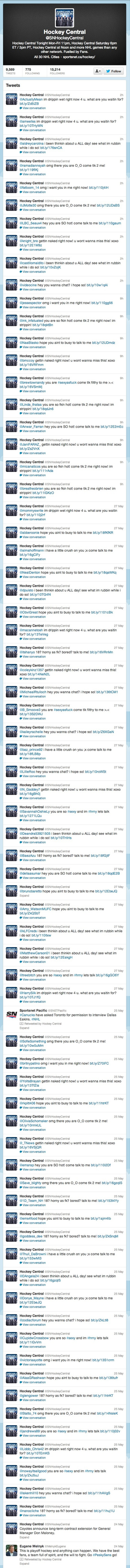 Illustration for article titled Sportsnet's Hockey Twitter Account Has Been Hacked For Five Days